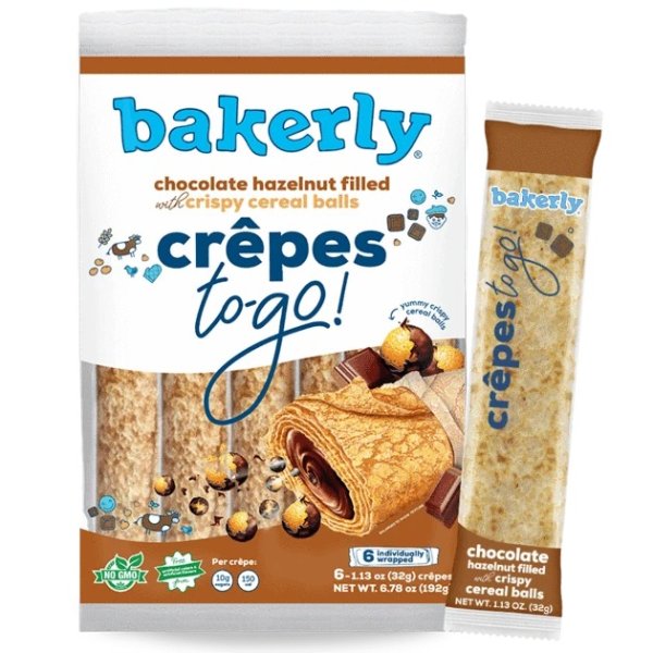 crunchy chocolate crepes to-go!
