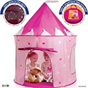 SueSport Girls Princess Castle Play Tent, Pink @ Amazon