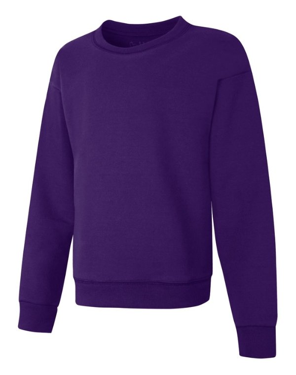 ComfortSoft® EcoSmart® Girls' Crewneck Sweatshirt