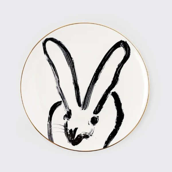 兔子图案餐盘