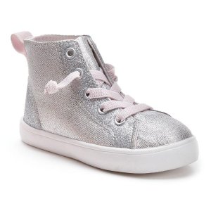 Carter's Avery 童鞋 (银色+粉色鞋带)