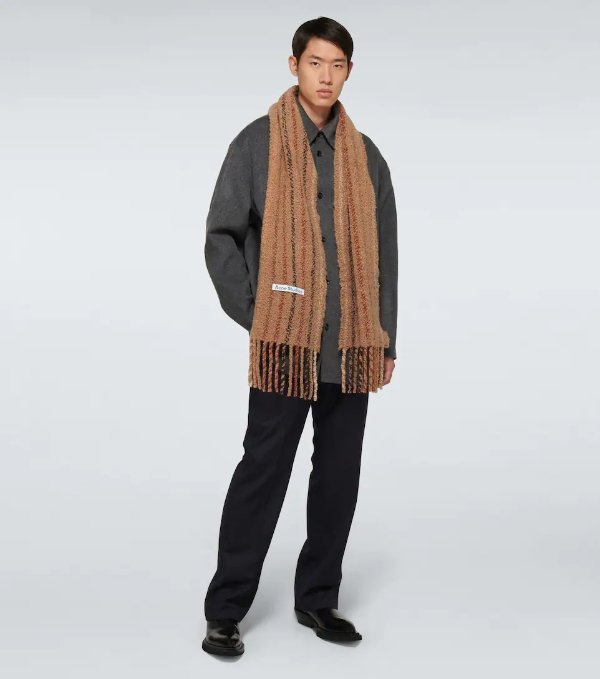 羊毛混纺围巾