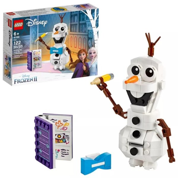 Disney Frozen 2 Olaf 41169 Olaf Snowman Toy Figure Building Kit 122pc