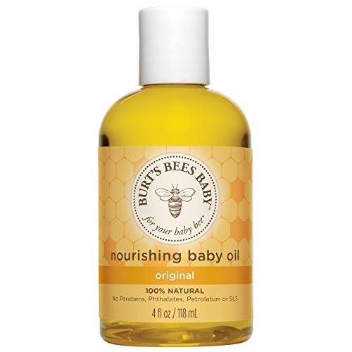 Nourishing Baby Oil, 100% Natural Baby Skin Care - 4 Ounce Bottle (Pack of 3)