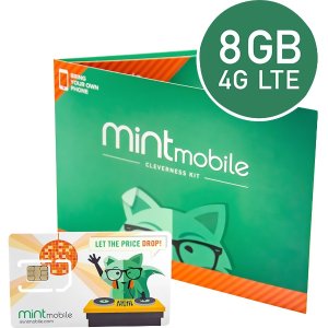 Best Buy - Mint Mobile 4G预付卡 3个月服务 入网包