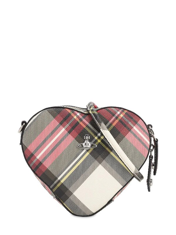 DERBY COATED CANVAS HEART BAG