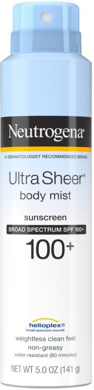 Ultra Sheer Body Mist Sunscreen SPF 70 