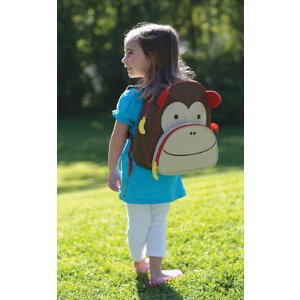 Skip Hop Zoo Pack Little Kid Backpack, Monkey