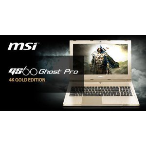 15.6" MSI GS Series GS60 Ghost Pro 4K-078 Gaming Laptop IPS 4K Gold Edition+ Gifts