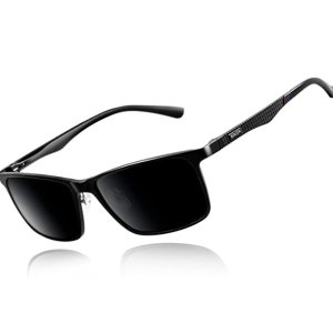 Bircen Mens Polarized Driving Sunglasses For Mens Women Al-Mg Metal Frame Lightweight Fishing Sports Outdoors