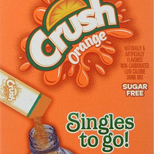 Crush 冲饮 甜橙口味 72包装 碳酸饮料的健康替代品