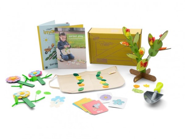自制小花园+工具，适合年龄3-4