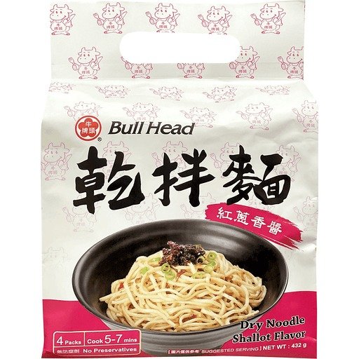 Bull Head Dry Noodle Shallot 15.23 OZ