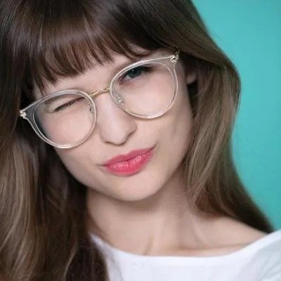 Hollie - Cat Eye Clear Frame Glasses For Women | EyeBuyDirect