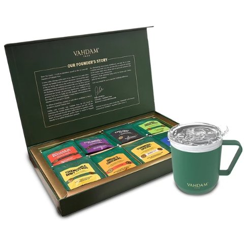 The Founder s Select Gift Kit - 40 Tea Bags + 1 Tea Ware