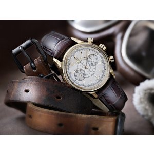 Alpina 130 Heritage Pilot Chronograph Men's Watch, Model AL-860S4H5