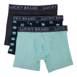 Lucky Brand 男士平角短裤3条装