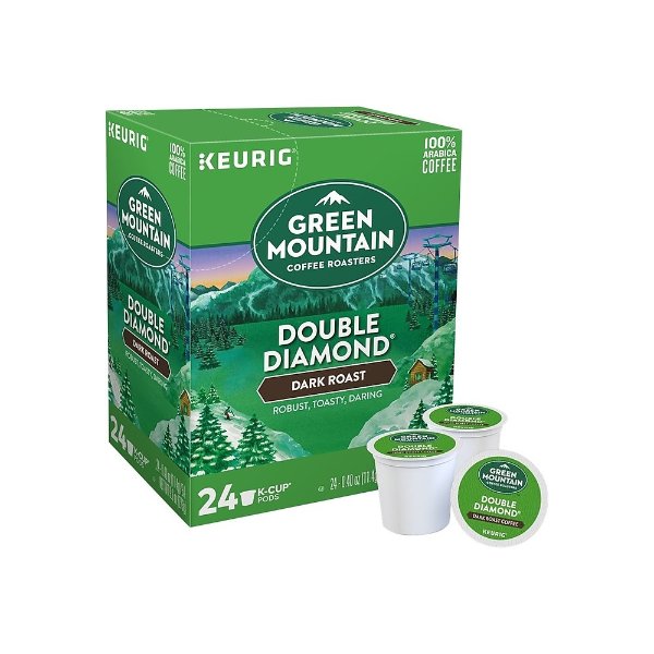 Shop Staples for Keurig® K-Cup® Green Mountain® Double Black Diamond, Regular, 24 Pack