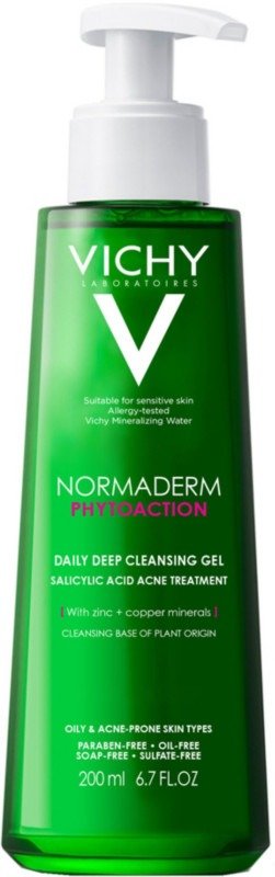 Vichy Normaderm Phytoaction Daily Deep Cleansing Gel with Salicylic Acid | Ulta Beauty