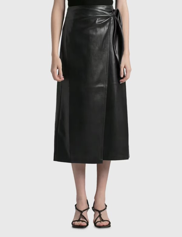 Amas Faux Leather Skirt
