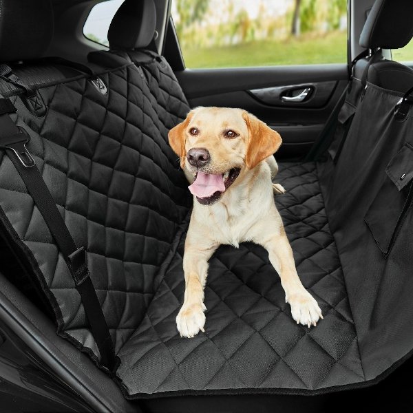 Quilted Water Resistant Hammock Car Seat Cover, Regular, Black - Chewy.com