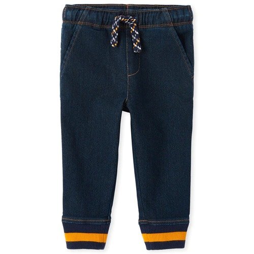 Baby And Toddler Boys Mr Fix It Denim Pull On Jogger Pants