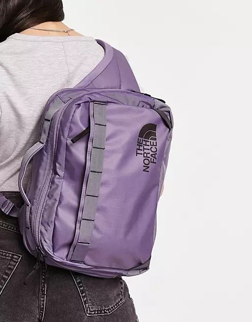Base Camp Voyager sling cross body bag in purple