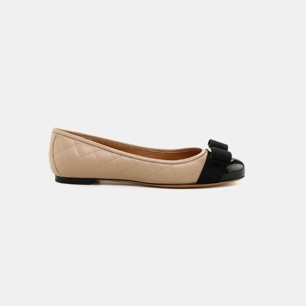 Vara Quilted Bow Flat