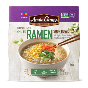 Annie Chun's Shoyu Ramen Noodle Bowl 5.4 Ounce (Pack of 6)