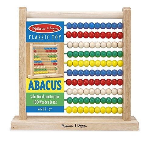 Abacus - Classic Wooden Educational Counting Toy With 100 Beads