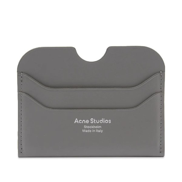 Acne Studios Elmas Large S Card HolderDark Grey