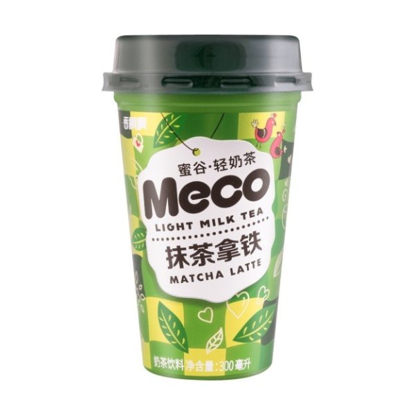  MECO 蜜谷轻奶茶 抹茶拿铁 300ml