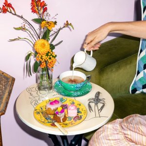 精选8折！£16收复古奶油色茶具套装Wedgwood 夏季大促开启 英国奢华骨瓷餐具 Vera Wang联名