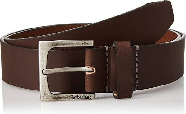 Men's Classic Leather Jean Belt 1.4 Inches Wide (Big & Tall Available)