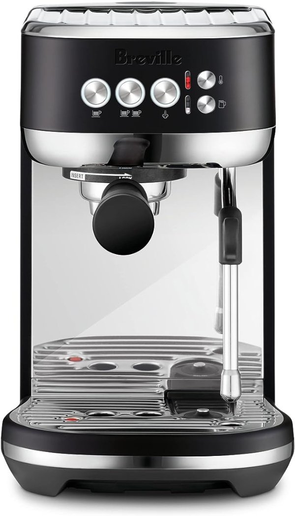 Bambino Plus Espresso Machine, Black Truffle