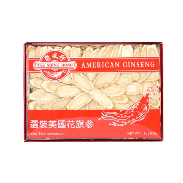 TAK SHING HONG American Ginseng Slice XL-AAA 8oz(227g)