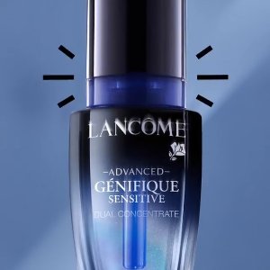with Advanced Genifique Sensitive Serum purchase @ Lancôme