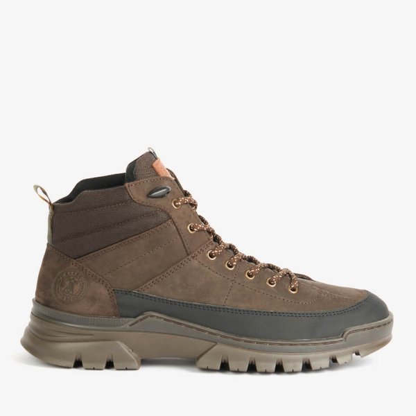 Men's Asher Nubuck and Canvas Hiking-Style Boots