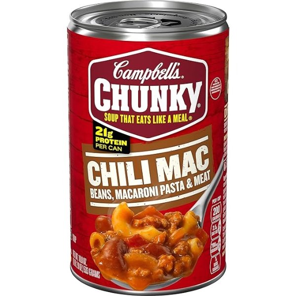 Chunky Soup, Chili Mac, 18.8 Oz Can