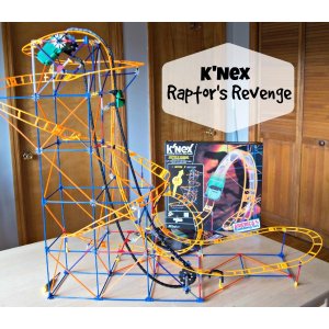 K'NEX Raptor's Revenge Roller Coaster Building Set