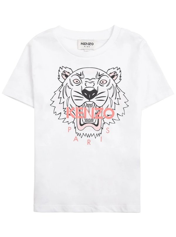 Tiger Logo Print T-Shirt