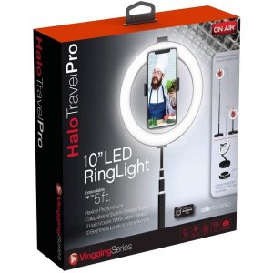 Tzumi Halo Travel Pro 10" LED Ring Light