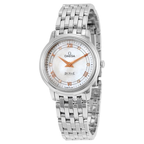 DeVille Mother of Pearl Dial Ladies Watch 42410276055001