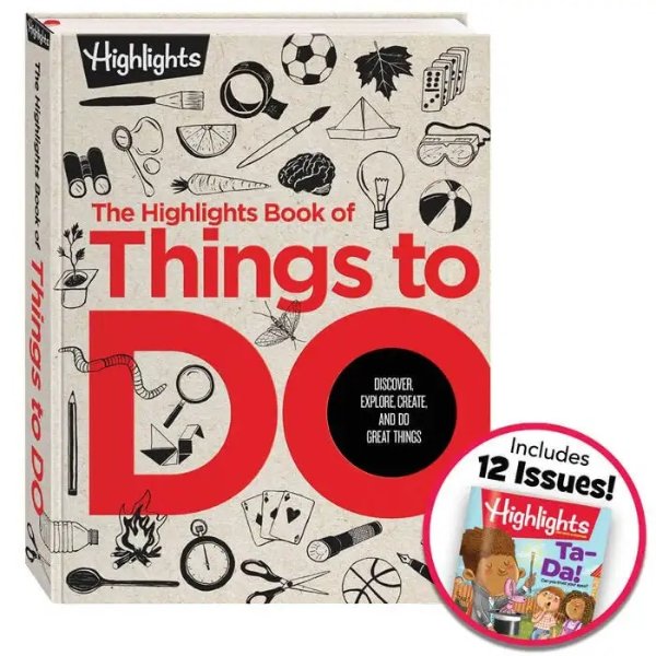 Things to Do 宝典书 + Highlights杂志12期订阅
