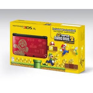 任天堂3DS XL带超级马里奥兄弟2游戏限量版
