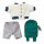 nuiMOs Outfit – Sherpa Jacket and Gray Pants with Green Backpack | shop