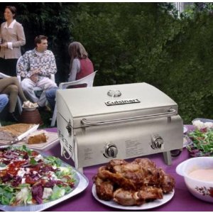 Lightninf deal! Cuisinart CGG-306 Professional Portable Two-Burner Gas Grill