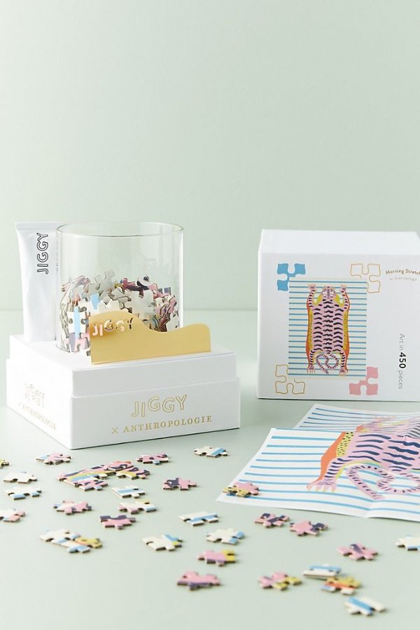 Jiggy for Anthropologie Puzzle and Glue Set