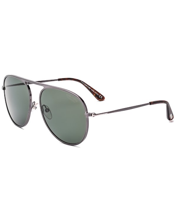 Men's FT0621 59mm Polarized Sunglasses