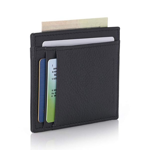 RFID Mens Thin Minimalist ID Card Case Slim Front Pocket Wallets 5 Top Variations